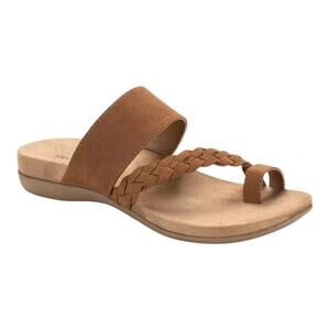 Style & Co Women's Rheaa Toe Ring Flat Sandals Brown Size 8